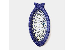 D74 Bunzlau ovale Serveerschaal 30x14,5cm 1935X Serveerschalen